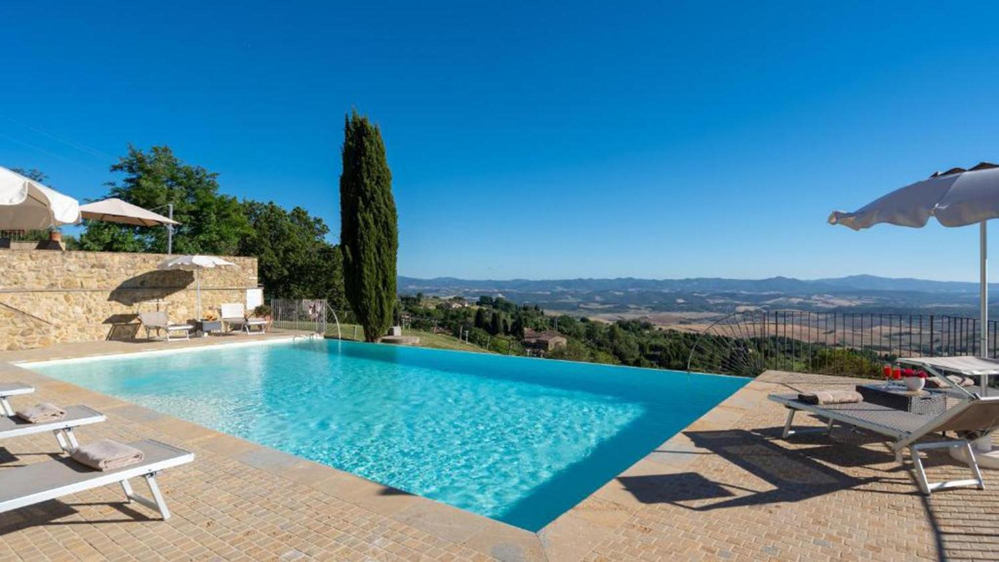 볼테라 Casale Con Vista Colline 아파트 외부 사진